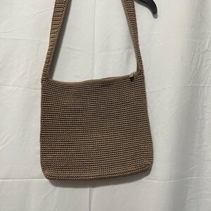 The Sak Brown Woven Shoulder Bag